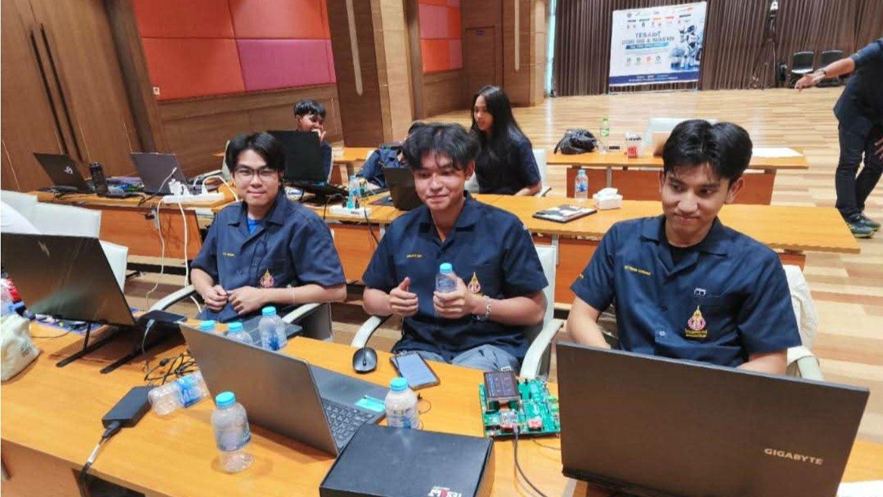 Lab Mate Secure Rover ผลงานของนักศึกษา  หลักสูตรวิศวกรรมคอมพิวเตอร์ และทีม Gotji  ผ่านการคัดเลือก ให้เข้าร่วมการแข่งขัน TESAIoT Secure Edge AI Hackathon 2026 รอบชิงชนะเลิศ